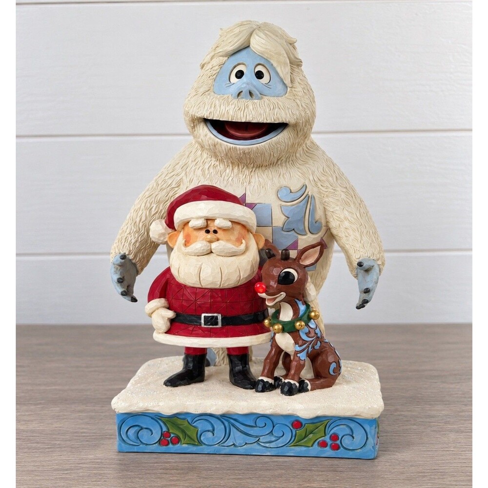 Jim Shore Rudolph Santa Bumble Light Up Christmas Figurine 12.5” NEW